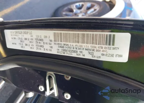 2014 Ram 1500 Laramie z USA, uszkodzony, nr VIN 1C6RR6NT4ES258690